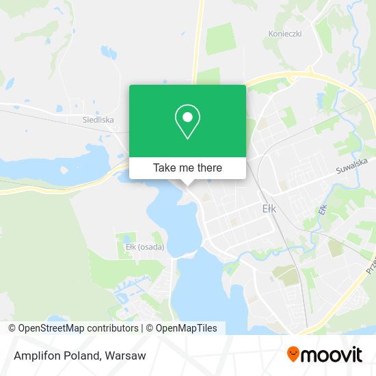 Amplifon Poland map