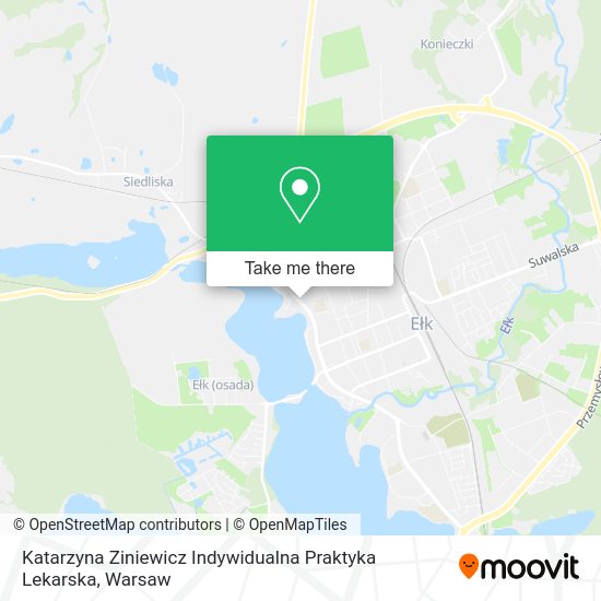 Katarzyna Ziniewicz Indywidualna Praktyka Lekarska map