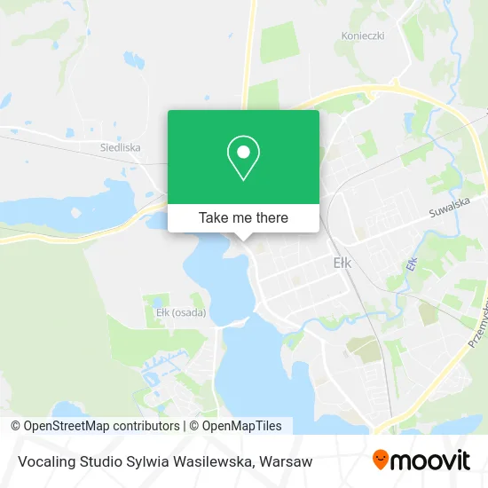 Карта Vocaling Studio Sylwia Wasilewska