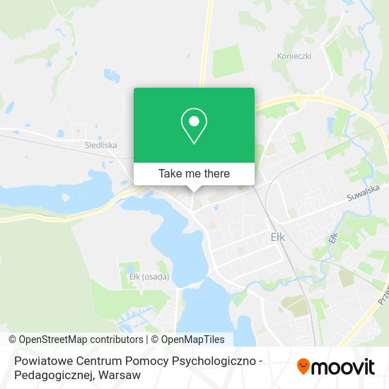 Powiatowe Centrum Pomocy Psychologiczno - Pedagogicznej map