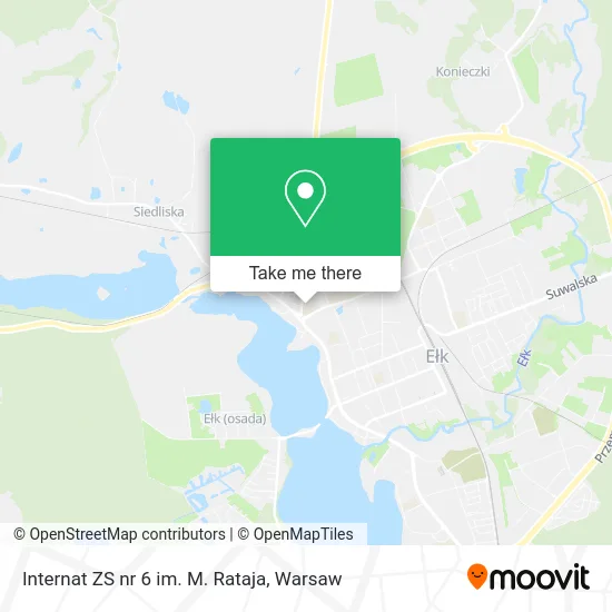 Карта Internat ZS nr 6 im. M. Rataja