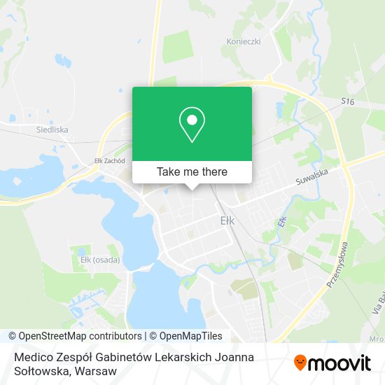 Medico Zespół Gabinetów Lekarskich Joanna Sołtowska map