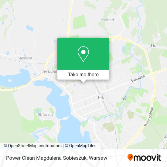 Power Clean Magdalena Sobieszuk map