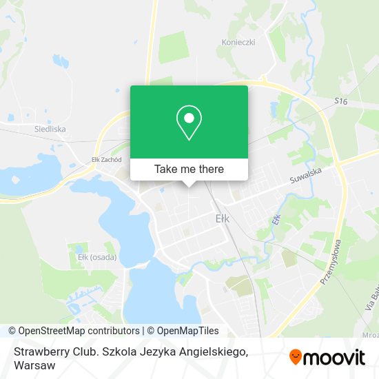 Strawberry Club. Szkola Jezyka Angielskiego map