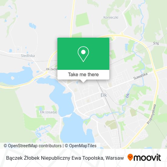 Bączek Żłobek Niepubliczny Ewa Topolska map