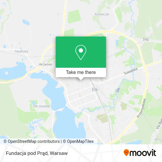 Карта Fundacja pod Prąd