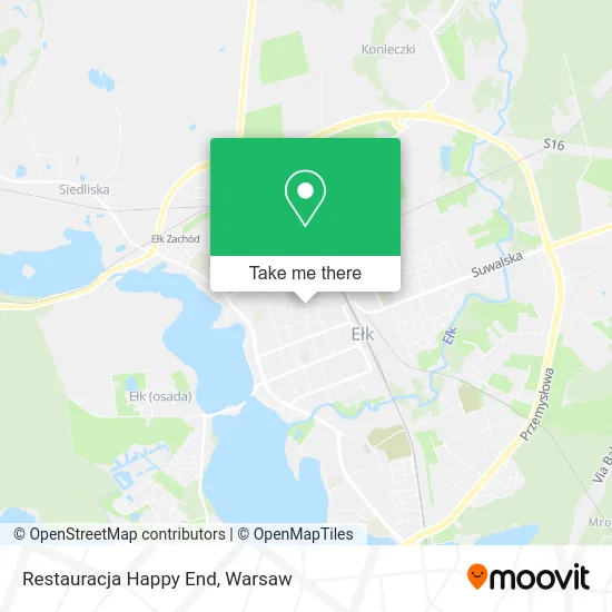 Карта Restauracja Happy End