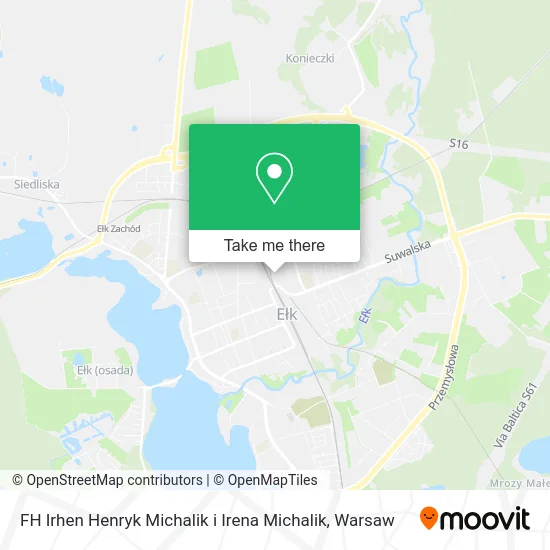 Карта FH Irhen Henryk Michalik i Irena Michalik