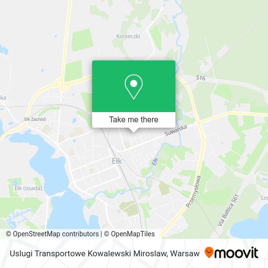 Uslugi Transportowe Kowalewski Miroslaw map