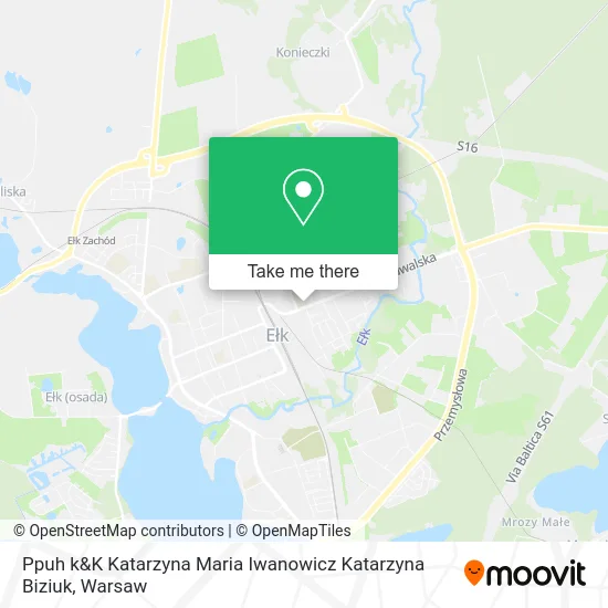 Ppuh k&K Katarzyna Maria Iwanowicz Katarzyna Biziuk map