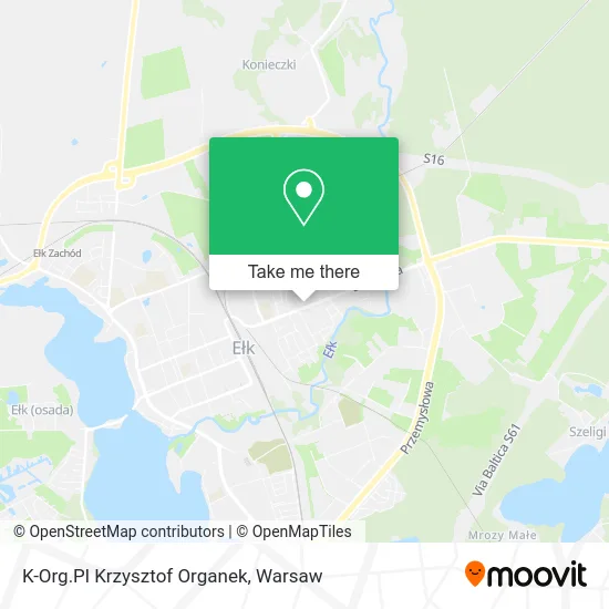 Карта K-Org.Pl Krzysztof Organek