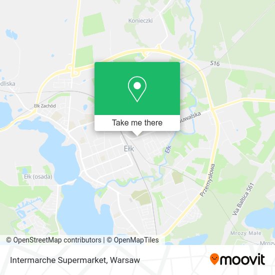 Intermarche Supermarket map