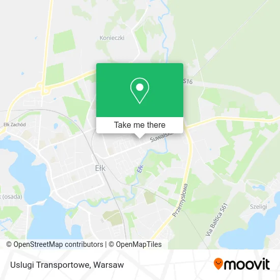 Карта Uslugi Transportowe