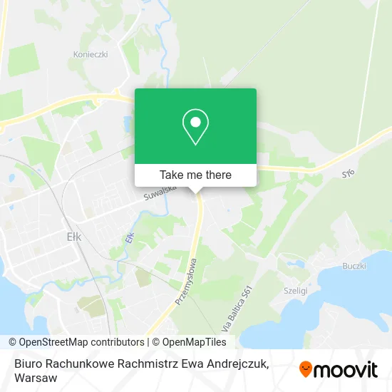 Карта Biuro Rachunkowe Rachmistrz Ewa Andrejczuk