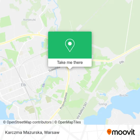 Karczma Mazurska map