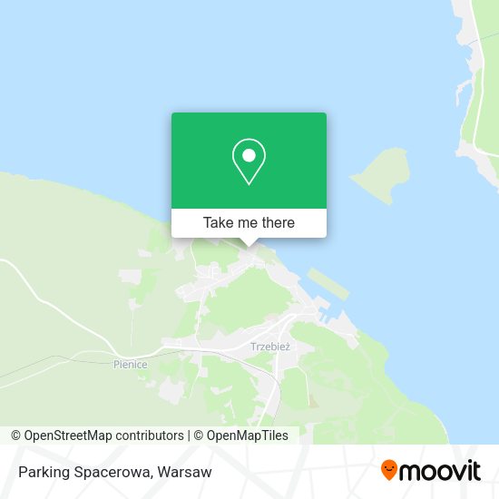 Parking Spacerowa map