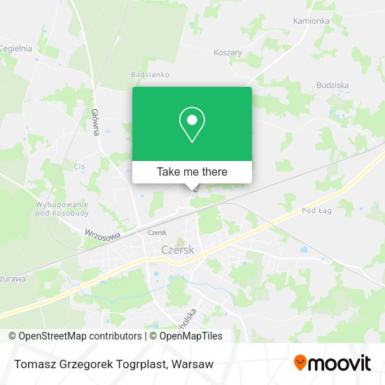 Tomasz Grzegorek Togrplast map