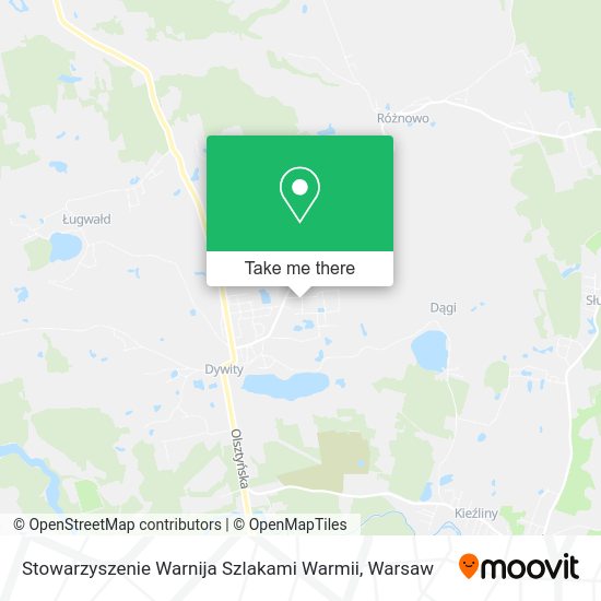 Stowarzyszenie Warnija Szlakami Warmii map