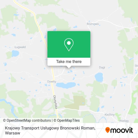 Krajowy Transport Usługowy Bronowski Roman map