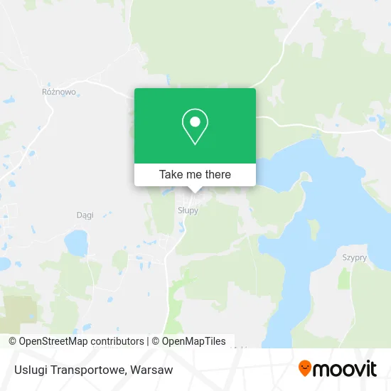 Карта Uslugi Transportowe