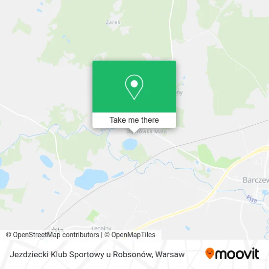 Карта Jezdziecki Klub Sportowy u Robsonów