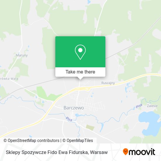 Sklepy Spozywcze Fido Ewa Fidurska map