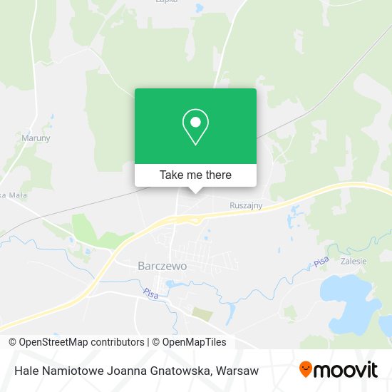 Hale Namiotowe Joanna Gnatowska map