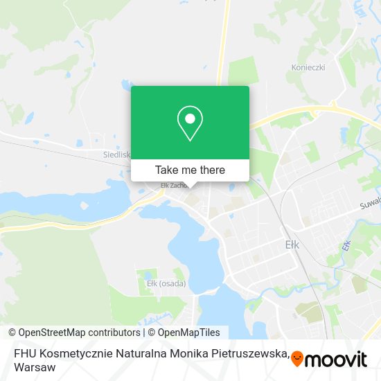 FHU Kosmetycznie Naturalna Monika Pietruszewska map