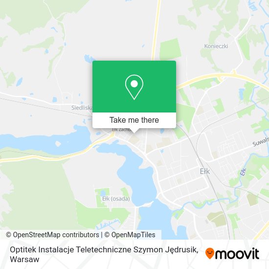 Optitek Instalacje Teletechniczne Szymon Jędrusik map