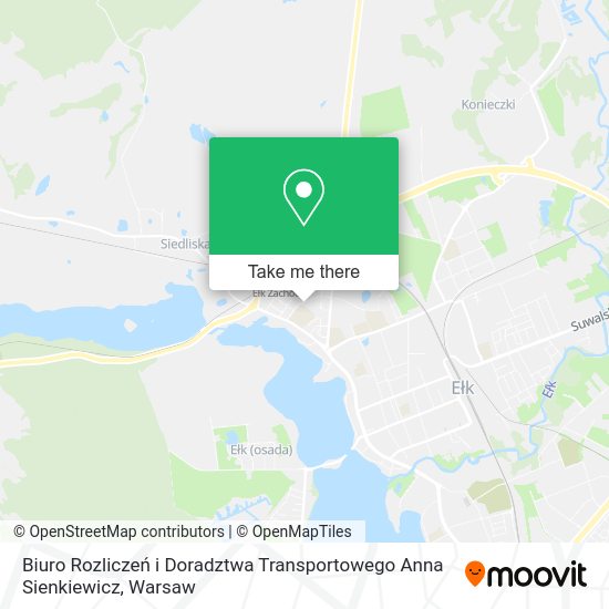 Biuro Rozliczeń i Doradztwa Transportowego Anna Sienkiewicz map