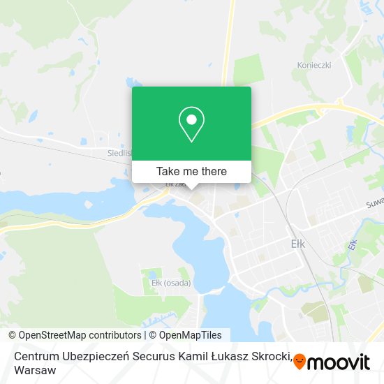 Centrum Ubezpieczeń Securus Kamil Łukasz Skrocki map