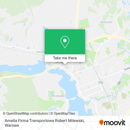 Amelia Firma Transportowa Robert Milewski map