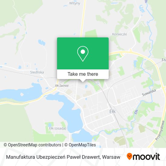 Manufaktura Ubezpieczeń Paweł Drawert map