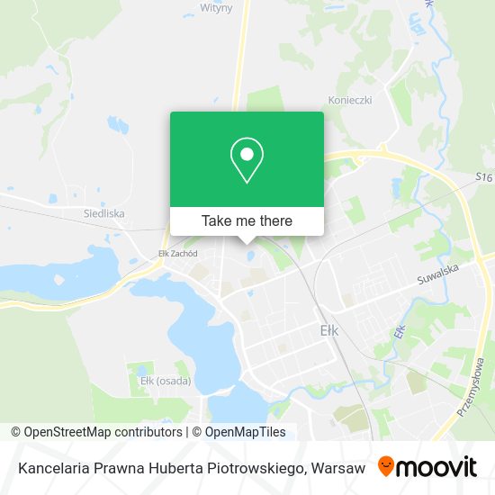 Kancelaria Prawna Huberta Piotrowskiego map