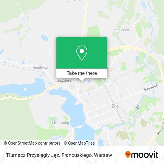 Tłumacz Przysięgły Jęz. Francuskiego map