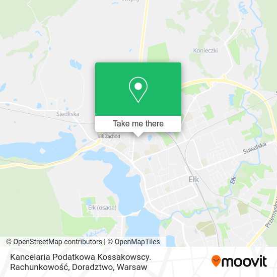 Kancelaria Podatkowa Kossakowscy. Rachunkowość, Doradztwo map