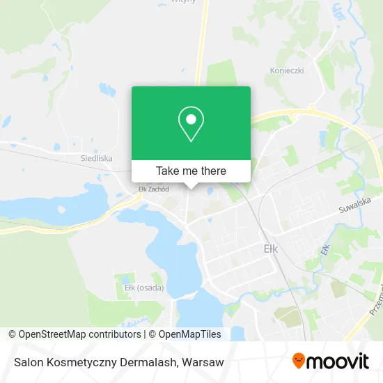 Карта Salon Kosmetyczny Dermalash