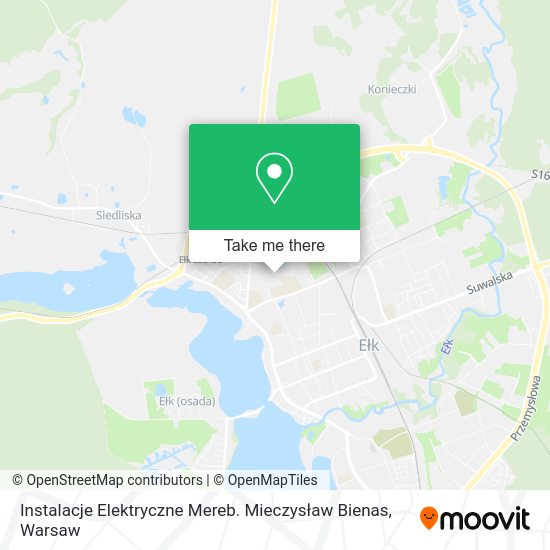 Instalacje Elektryczne Mereb. Mieczysław Bienas map