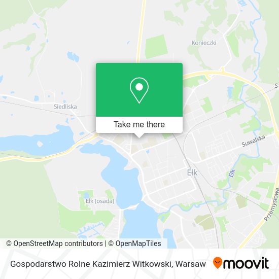 Gospodarstwo Rolne Kazimierz Witkowski map