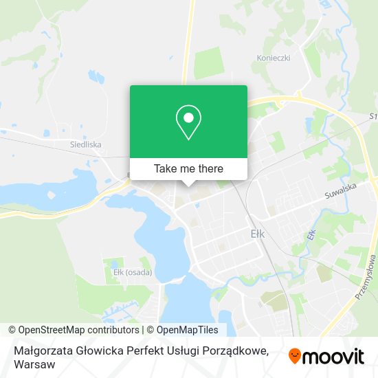 Małgorzata Głowicka Perfekt Usługi Porządkowe map