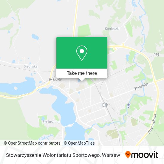 Stowarzyszenie Wolontariatu Sportowego map