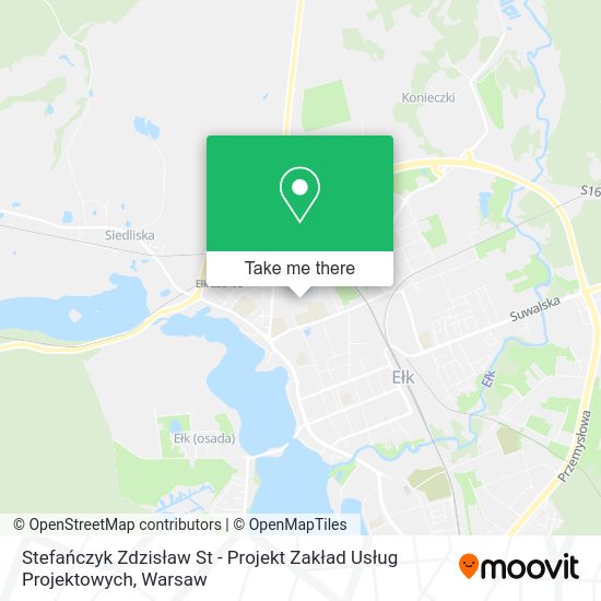 Stefańczyk Zdzisław St - Projekt Zakład Usług Projektowych map