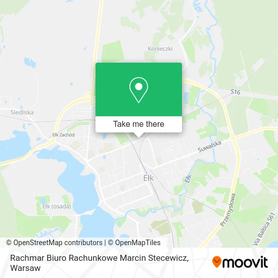 Карта Rachmar Biuro Rachunkowe Marcin Stecewicz