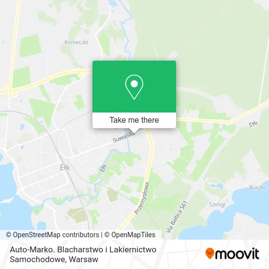 Auto-Marko. Blacharstwo i Lakiernictwo Samochodowe map
