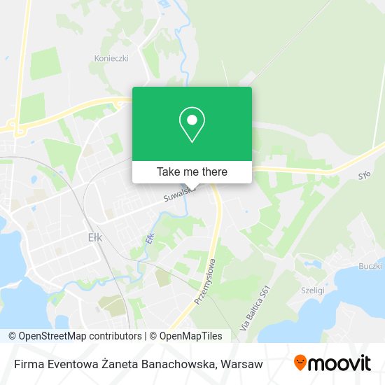 Firma Eventowa Żaneta Banachowska map