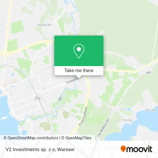 Карта V2 Investments sp. z o