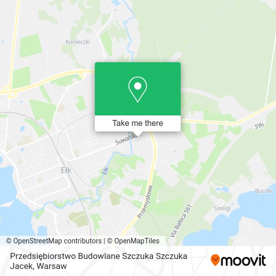 Przedsiębiorstwo Budowlane Szczuka Szczuka Jacek map