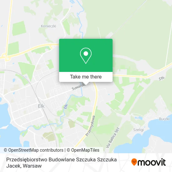 Карта Przedsiębiorstwo Budowlane Szczuka Szczuka Jacek