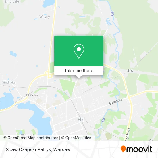 Карта Spaw Czapski Patryk