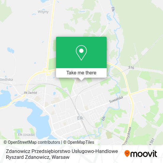 Zdanowicz Przedsiębiorstwo Usługowo-Handlowe Ryszard Zdanowicz map